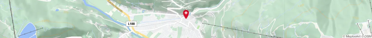 Kartendarstellung des Standorts für Kur-Apotheke Schruns in 6780 Schruns